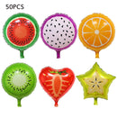 50Pcs summer aluminum balloon Strawberry Balloon Party Supplies Exquisite