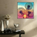 5D DIY Diamond embroidery sunset dandelion diamond painting Cross Stitch Rh D4D7