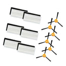 Vacuum Cleaner HEPA Filter Side Brushes for Eufy Robovoc 11 Vacuum Cleaner, Set