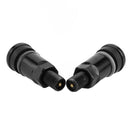 4pcs Car Tubeless Tyre Valve Stems Aluminum Tire Air Valve Stems (Black)