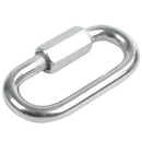 Stainless Steel Screw Gate Rock Lock Climbing Gear Carabiner 6MM Z6A9