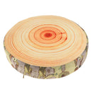 Creative Wood Stump Shaped Throw Pillow Office Sofa Car Comfy Cushion B