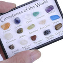 15 x Natural Chakra Tumbled Stone Mineral Crystal For Healing Feng Shui Decor\