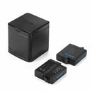 For Gopro Hero 5 6 3Slot Type-C LED Charger Storage Box Replacement Battery Pack