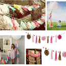 Paper Card String Tassel Home Ornament DIY Flower Ball Decor Festival Party