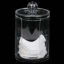 1X Clear Acrylic Storage Holder Box Cotton Swab Makeup Organizer Glossy Case
