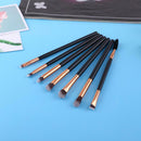 7pcs Wood Handle Eyeshadow Foundation Loose Powder Brush Makeup Brushes Set A