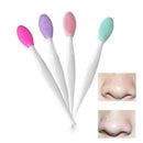 1Pc Soft Handheld Silicone Face Care Clean Brush Exfoliator Blackhead Remov Q3D8