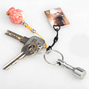 2 Pcs Super-Strong Neodymium Pocket Key Chain Test Ring Keyrings Magnet Holder