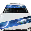 21x130cm Reflective Vinyl Car Stickers Front Rear Windshield Decals Auto Styling