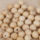 150pcs Unpainted Natural Unfinished Wood Beads Round Spacer Wooden Beads