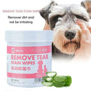 100X Pet Eye Wet Wipes Dog Cleaning Paper Towels Cat Remover Wipes Stain A6Z5