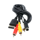 Audio Video AV A/V S-Video Composite Cable Cord Wire 6feet Long For Sega Saturn