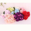 Flesh Pink Artificial Flowers Silk Hydrangea Home Office Garden Decoration