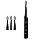 5 Mode Sonic Rechargeable Electric Toothbrush 4x Brush Heads Waterproof Ipx E6K2