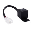 Black Motorcycle Bike 2 Pin 12V LED Turn Indicator Light Flasher Blinker Re V8N6