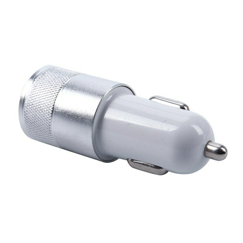Aluminum Car Charger of dual USB Aluminum Alloy Car Charger Cigarett Lighte G3N2
