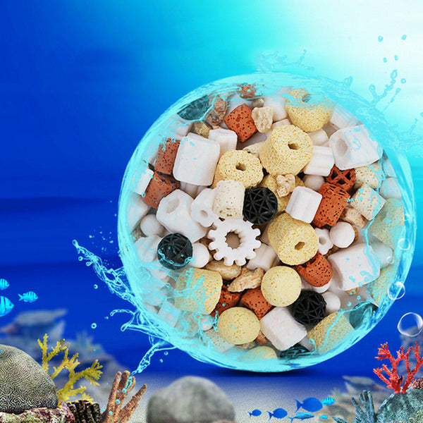 Aquarium Porous Ceramic Filter Media Biological Fish Tank Nitrifying Bacteria ~