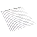 22 Pieces Stainless Steel Single Pointed Knitting Needles Weave Craft Tools