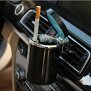 Portable Car LED Light Ashtray Auto Travel Cigarette Holder Black Cup U6S4 T5B7