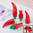 1XRed Pepper Empty Lip Gloss Tube Lips Balm Bottle Brush Container Lipgloss T Bj
