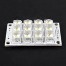 New DC 3V 5V 12 LED Super Bright White Piranha LED Circuit Board LED Lights B8S1