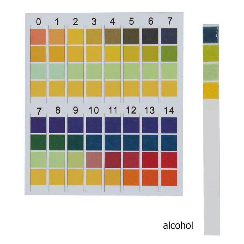 100pcs 0-14 pH Test Strips Alkaline Acid Indicator Paper Litmus Tester