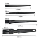 9 in 1 Black Plastic Handle Nylon Anti Static Brushes Cleaning Keyboard Bru