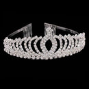 Fashion Royal Bridal Princess Tiara Crown Hair Comb Hair Jewelry For Women  Y4X4