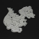 DIY Metal Crocodile Embossing Stencil Scrapbook Craft Cutting Die Card Gift