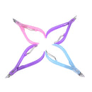 1pc nail scissors plastic handle cuticle cutter nippers clipper useful tool LJ