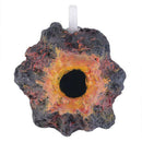 Super Underwater Volcano Aquarium Ornament Fish Tank Air Stone Tropical Fish