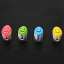 5X(4 PCS Smile Face Antibacterial Toothbrush Cover Holder with Suction Cup H9G2)