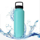 Outdoor Sports Water Bottle Wide Mouth Lid Replacement Leak Proof Gray 58~61mm