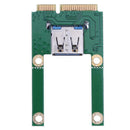 Mini PCI-E to USB 2.0 Adapter Expansion Card with Screws for Laptop PC
