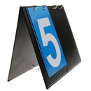 2-Digital Portable Table Top Scoreboard Flipper for Basketball Football Blue