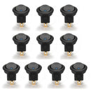 10 x Blue DC 12V 20A LED Dot Light Car Boat Round Rocker On/Off SPST Pro