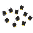 10pcs Mute Button 6*6*7.3mm Silent Switch Micro Mouse Button SwitchSA3C