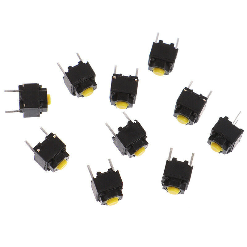10pcs Mute Button 6*6*7.3mm Silent Switch Micro Mouse Button SwitchSA3C