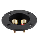 2-Way Speaker Car Box Terminal Round Spring Cups Connector Subwoofer EnclosuI4V7
