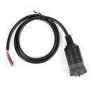 1m 22AWG SAE J1939 9 Pin to Open End Cable Truck Diagnostic Tool Cable 3.28ft