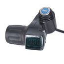 Electric Bike Half Wrist Throttle Grip Handle LED Digital Voltage BatteryDisp OZ