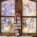 Christmas Snowflake Electrostatic Adsorption Window Stickers New Year Decora Gw