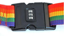 2M Travel Luggage Suitcase Strap Rainbow Baggage Backpack Belt Password Lock 3C