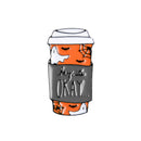 Creative Drink Cup Enamel Badge Brooch Lapel Shirt Collar Pins (Style 2) A