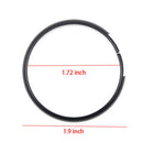 2x Metal Smart Key Fob Cover Ring Rim Trim Cover for Mini Cooper One Countryman
