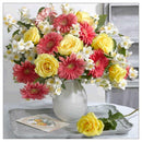 5D DIY Full Drill Diamond Painting Flower Cross Stitch Embroider Needlework