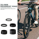 5pcs/set 28.6mm Carbon Fiber Washers MTB Bike Bicycle Headset Stem Spacers