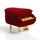 Velvet Piano Ring Box Earring Pendant Jewelry Treasure Wedding Gift F2Y7