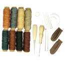 22Pcs Leathercraft Tools Kit, Hand Sewing Stitching Repairing Accessories Tools